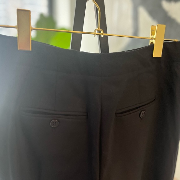 Theory Navy Wide Leg Trousers in Size 4 - Picture 3 of 3